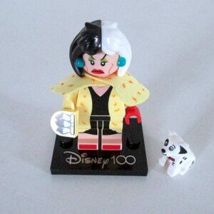 Lego Cruella de Vil, Disney 100 Minifigure Series, retired